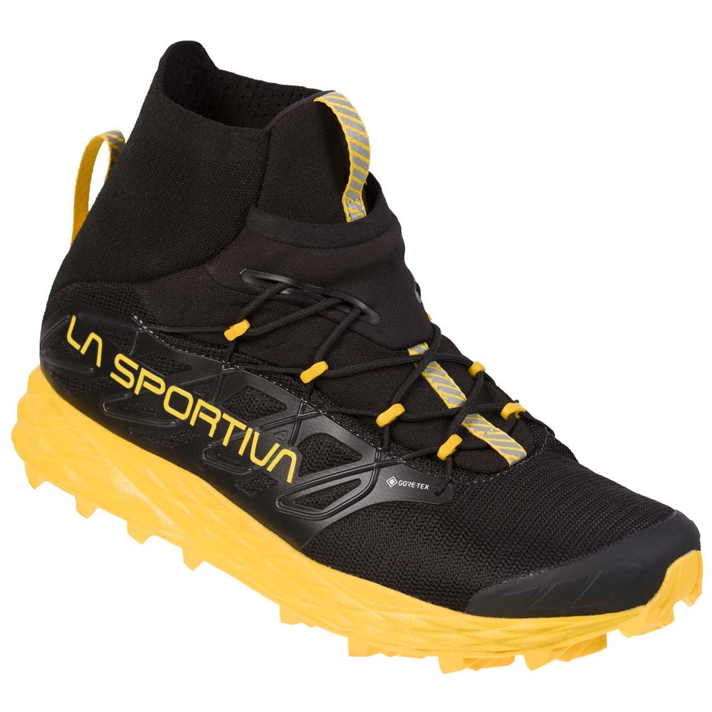 La Sportiva Blizzard GTX Men's Trail Running Shoes - Black/Yellow - AU-256984